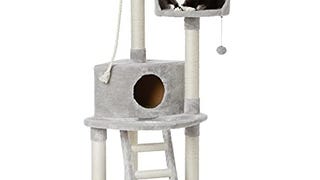 Amazon Basics Cat Condo Tree Tower With Scratching Post...