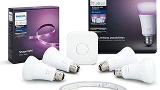 Philips Hue White and Color Ambiance A19 60W Equivalent...