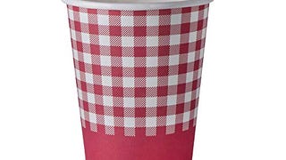 Picnic Themed 9 oz Disposable Paper Cups (50 Pack) Ideal...