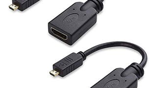 Cable Matters 2-Pack Micro HDMI to HDMI Adapter (HDMI to...