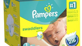 Diapers Newborn / Size 1 (8-14 lb), 216 Count - Pampers...