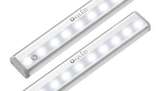 OxyLED Closet Lights,Touch Light,10 LED Dimmable Touch...