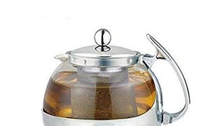 Stainless Steel Glass TEA POT Teapot w. Stainless steel...
