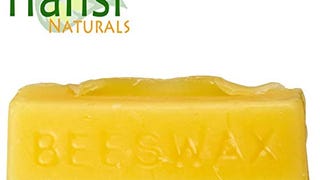 Hansi Naturals Beeswax Hand Poured Bars of Wax Cosmetic...