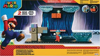 SUPER MARIO Underground playset with Ice Mario Action Figure...