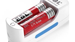 EBL 18650 Lithium Rechargeable Batteries 3000mAh 3.7V (2...