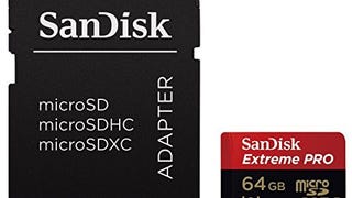 SanDisk Extreme PRO 64GB UHS-I/U3 Micro SDXC Memory Card...
