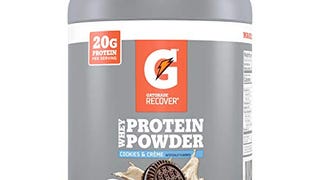 Gatorade Whey Protein Powder, Cookies & Crème, 51 oz (50...