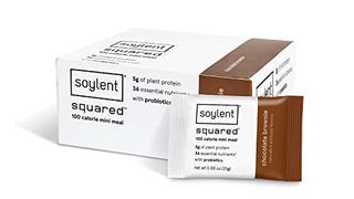 Soylent Squared Chocolate Brownie Plant Based Protein Bar...