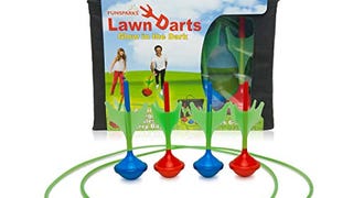 Lawn Darts Glow in The Dark Set - New and Improved Outdoor...