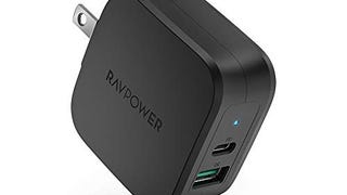 USB C Charger, RAVPower 18W PD Wall Charger USB C Power...