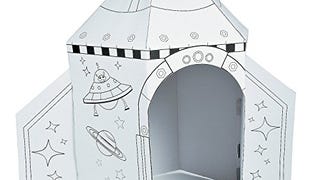 Cardboard Rocket Spaceship Playhouse (5 feet Tall and Easy...