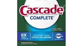 Cascade Complete Powder Dishwasher Detergent, Fresh Scent,...