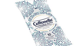 Cottonelle FreshCare Flushable Wipes for Adults, Alcohol...