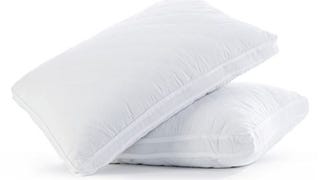 Gusseted Quilted Bed Pillows for Sleeping (Queen, 2 Pack)...