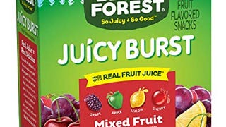 Black Forest Juicy Burst Fruit Snacks, Mixed Fruit, 32...