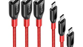 USB Type C Cable, Anker [3-Pack] Powerline+ USB-C to USB-...