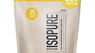 Isopure Whey Isolate Protein Powder with Vitamin C & Zinc...