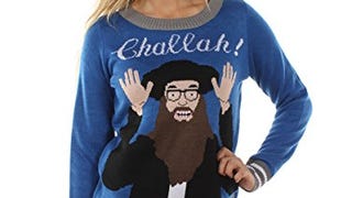 Tipsy Elves Women's Challah Hanukkah Sweater: