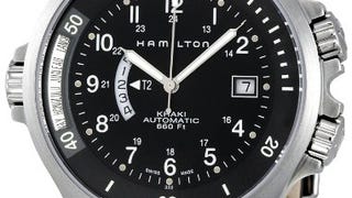 Hamilton Men's H77615833 Khaki Navy GMT Automatic