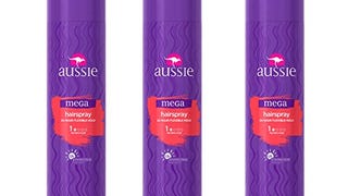 Aussie Mega Aerosol Hairspray 17 Ounce (Pack of 3) (Packaging...
