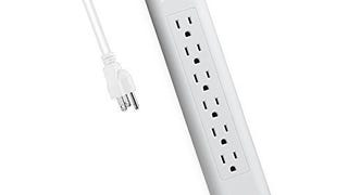 BESTEK 6-Outlet Surge Protector 6 Feet Cord with Dual 2....