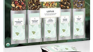 Tea Forte Single Steeps Loose Leaf Tea Sampler, Assorted...