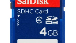 SanDisk 4GB Class 4 SDHC Flash Memory Card- SDSDB-004G-...