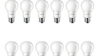 Philips LED Non-Dimmable A19 Frosted Light Bulb: 800-Lumen,...