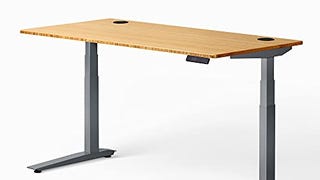 Jarvis Standing Desk Bamboo Top - Electric Adjustable Height...