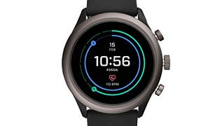 Fossil Men's Sport Heart Rate Metal and Silicone Touchscreen...