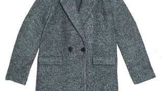 Only Lally Boucle Wool Coat in Green