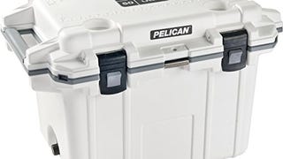 Pelican Elite 50 Quart Cooler (White/Grey)