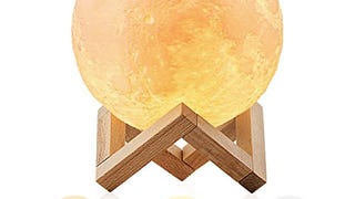 Magicfly Moon Lamp 5.9 Inch 3D Printing Moon Light, Dimmable...