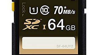 Sony 64GB Class 10 UHS-1 SDXC up to 70MB/s Memory Card...