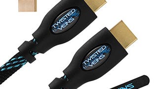 Twisted Veins HDMI Cable 50 ft, Long High Speed HDMI Cord...