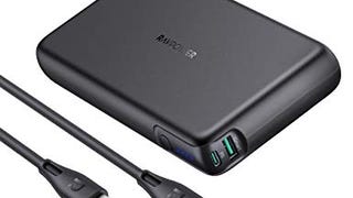 USB C Power Bank RAVPower 30000mAh 90W Portable Charger...
