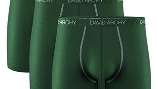 DAVID ARCHY 3 Pack Men's Soft Mesh Quick Drying Sports...