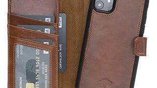 Burkley Case Carson Premium Genuine Leather Magnetic Detachable...