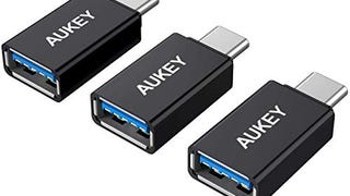 AUKEY USB C Adapter, [3 Pack] USB C to USB 3.0 Adapter...