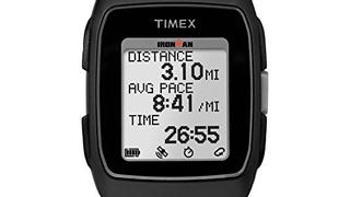 Timex Unisex TW5M11700 Ironman GPS Black Silicone Strap...