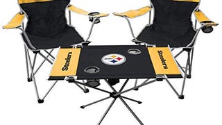 Rawlings NFL 3-Piece Tailgate Kit, 2 Gameday Elite Chairs...