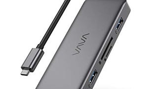 VAVA USB C Hub, 8-in-1 USB C Adapter with 4K HDMI, 1Gbps...