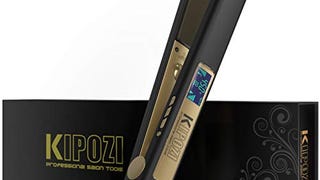 KIPOZI Professional Flat Iron Titanium 1 Inch Hair Straightener...