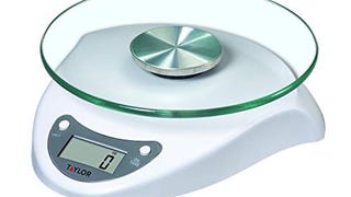 Taylor Precision Products Digital Kitchen Scale with Glass...