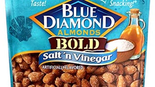 Blue Diamond Almonds Salt N' Vinegar Flavored Snack Nuts,...