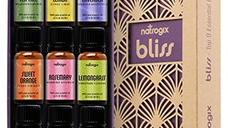 Natrogix Bliss Essential Oils - Top 9 Therapeutic Grade...