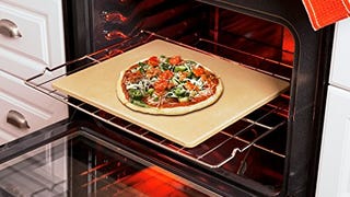 Honey-Can-Do Old Stone Oven Rectangular Pizza