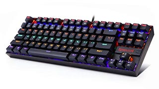 Redragon K552 Mechanical Gaming Keyboard 87 Key Rainbow...