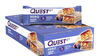 Quest Nutrition Blueberry Cobbler Hero Protein Bar, Low...
